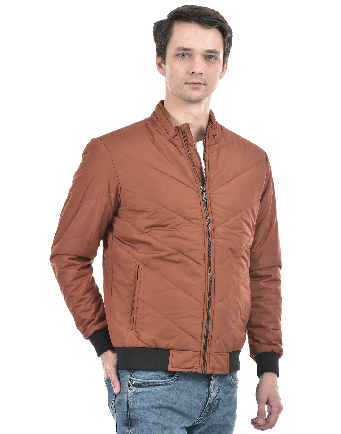 Numero Uno Men Color Block Red Jacket